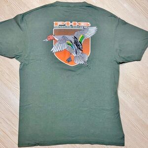 Columbia PHG Mallard Duck Graphic Tee - Men’s L - Green